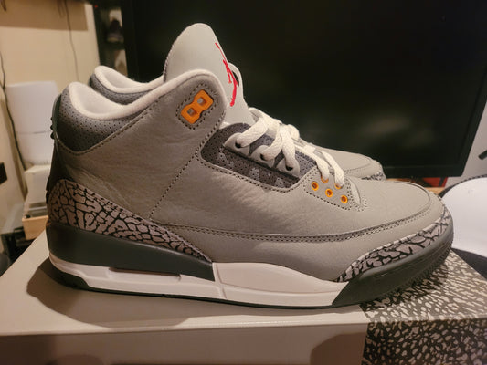JORDAN 3 RETRO -COOL GREY